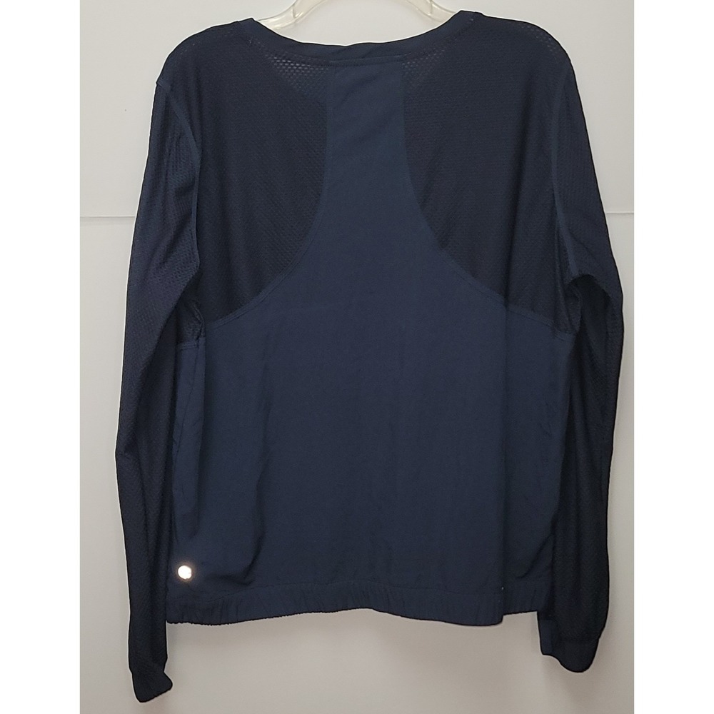 Champion Women's Navy Blue Long Sleeve Athletic Top Mesh Panels XL Athleticware - Picture 2 of 10